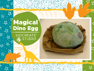 WELCOME WEEK-50% OFF! Magical Dino Egg Workshop (18 Months-6 Years)